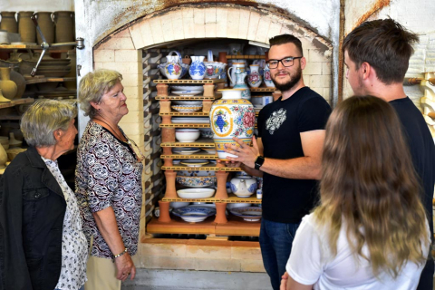 Traditional local pottery crafts - Majolika Modra, Trip in Slovakia