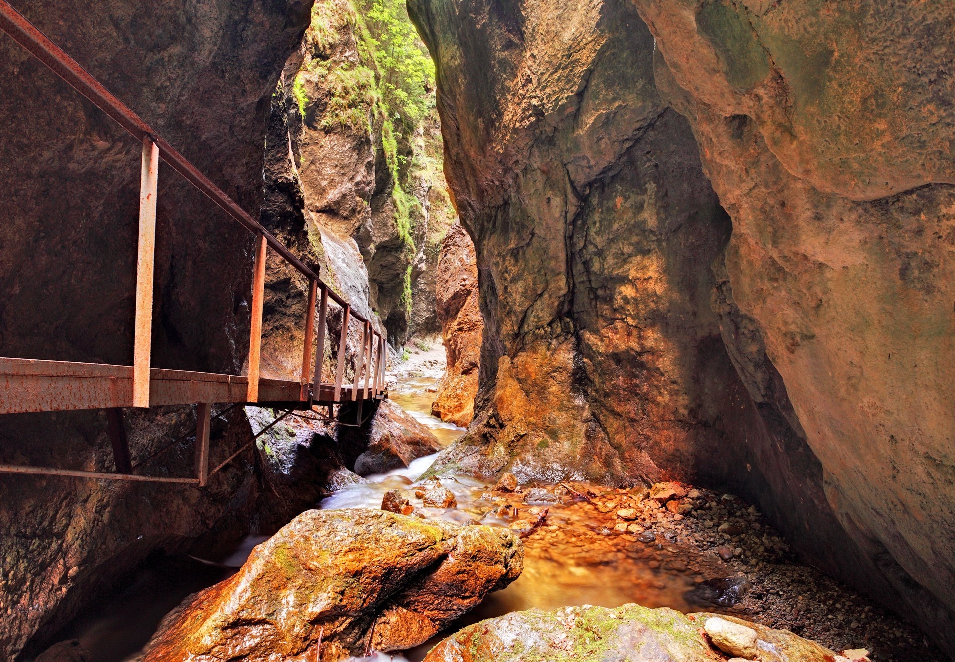 Trip in Slovakia Hiking in National park Mala fatra at Janosikove diery