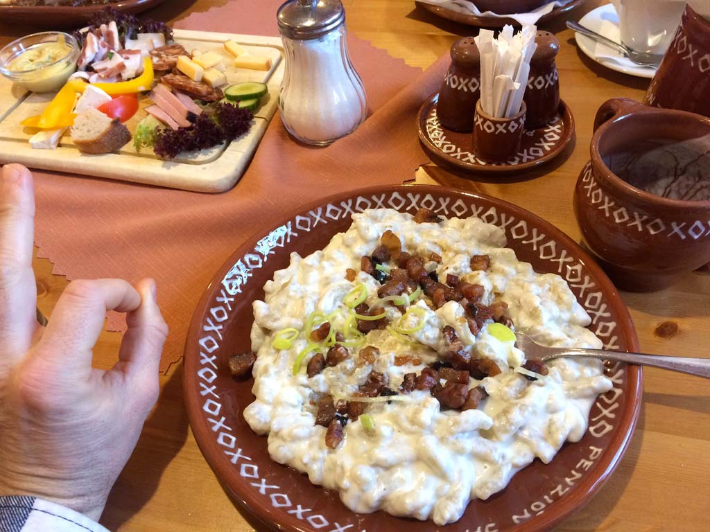 "Bryndzové halušky": A traditional Slovak food
