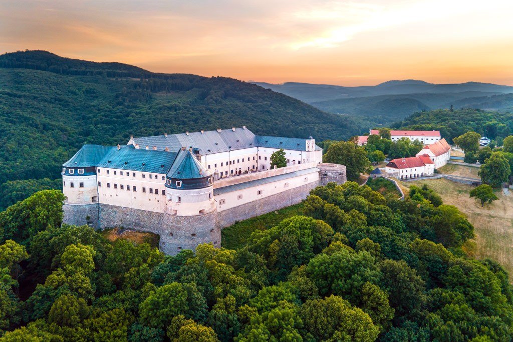 1. Red stone castle