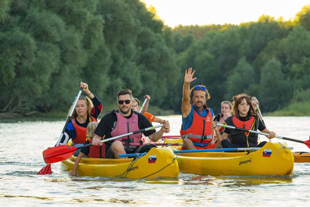Perfect afternoon activity on Danube river