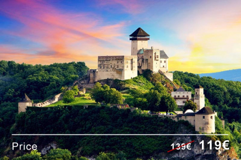 Trenčín castle & Čičmany<BR><BR><H4>Meet the lords and the folk<H4>
