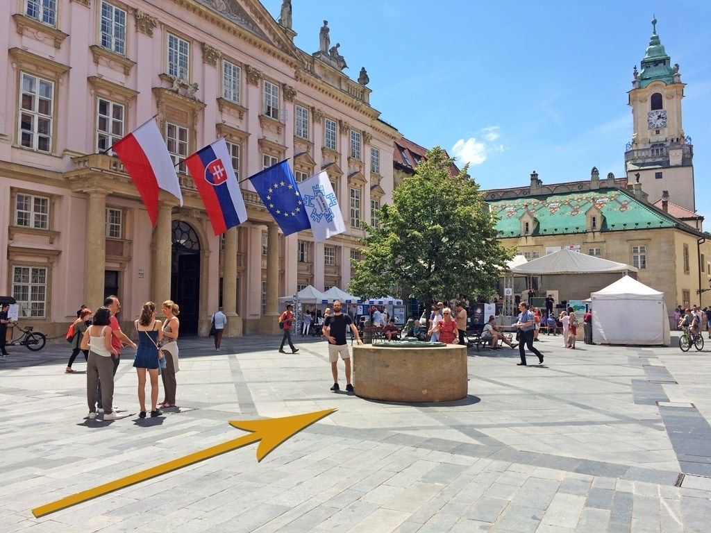 Meeting point: "Primaciálne námestie" (Old town)