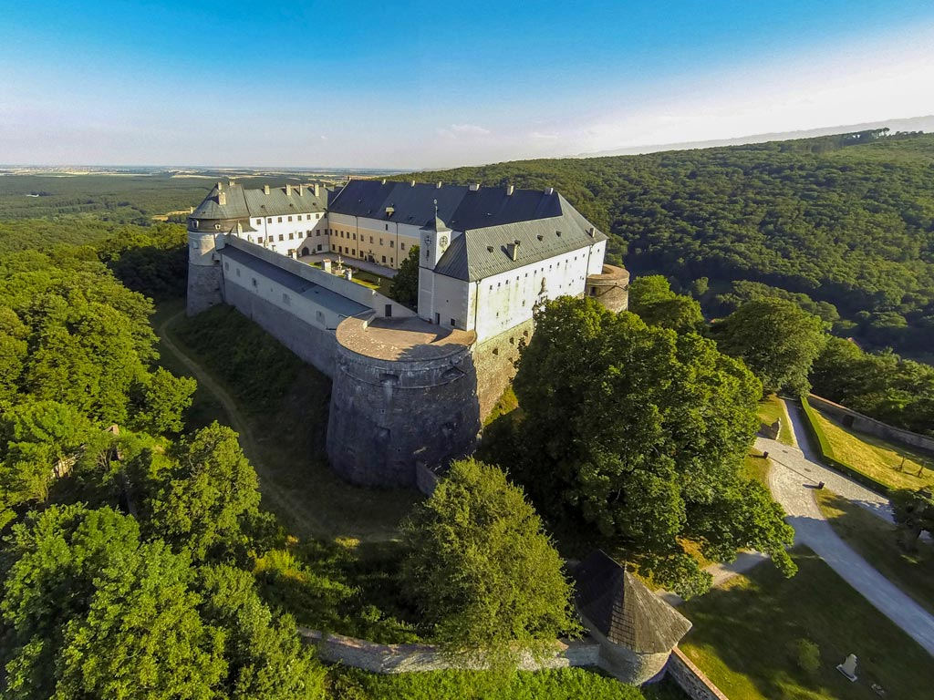 3. Red stone castle