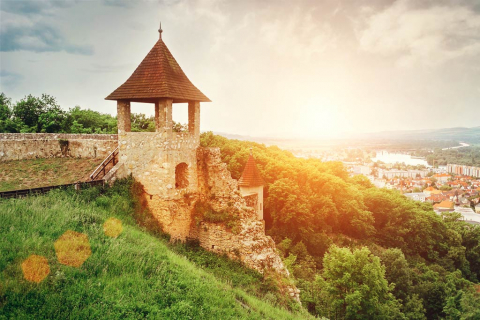 Trenčín Castle - Fortified tower, Trip in Slovakia