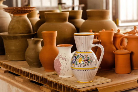 Traditional local pottery crafts - Majolika Modra, Trip in Slovakia