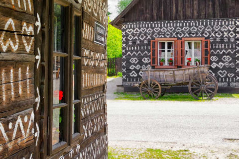 Čičmany - national folk architecture reserve