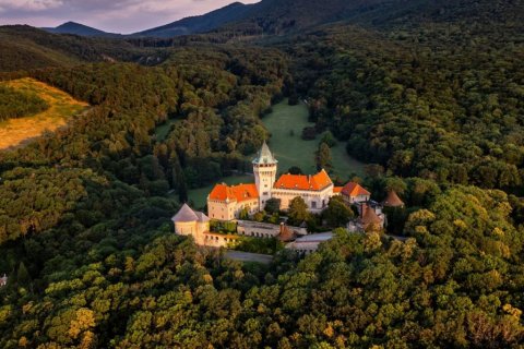 Honey craft family business is located directly below a picturesque castle in Smolenice, Slovakia