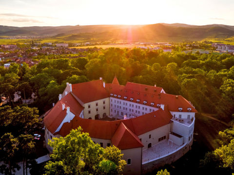 Šimák castle in Pezinok wine town in Small Carpathian region