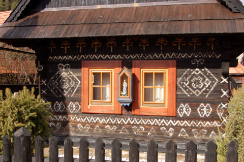 Čičmany - national folk architecture reserve