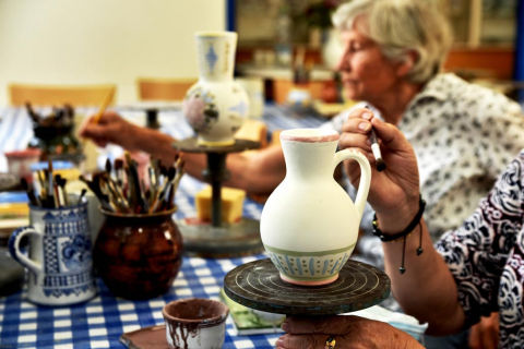 Traditional local pottery crafts - Majolika Modra, Trip in Slovakia