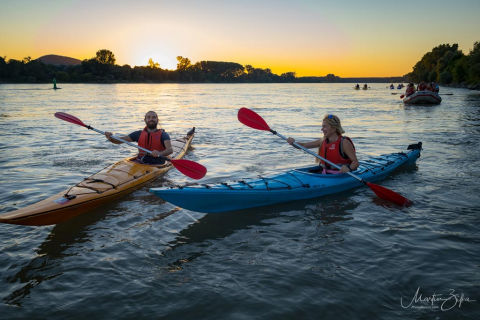 Danube rafting adventure on water trail "Hainburg - Devín - Bratislava"