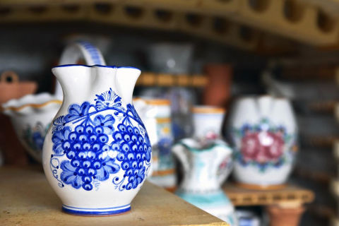 Traditional local pottery crafts - Majolika Modra, Trip in Slovakia