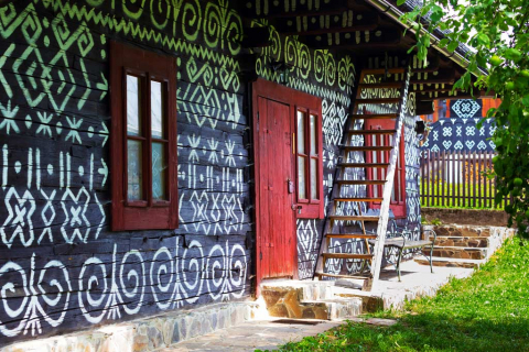 Čičmany - national folk architecture reserve