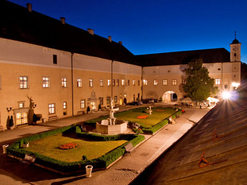 Red Stone castle - evening atmosphere