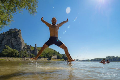 Danube rafting adventure on water trail "Hainburg - Devín - Bratislava"